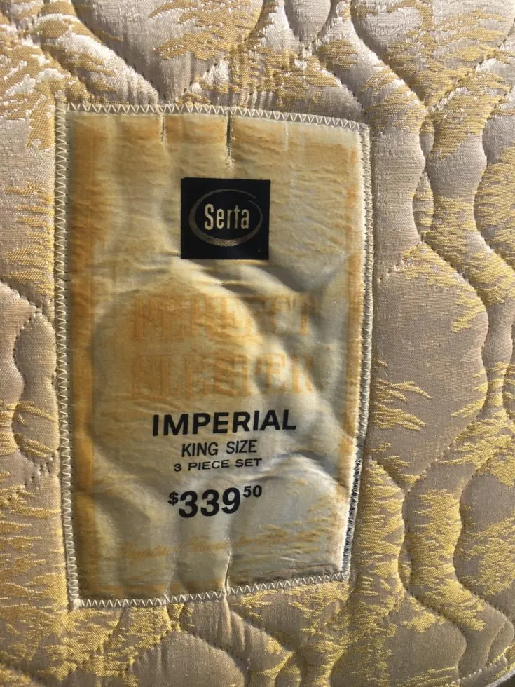 Vintage Serta Imperial King Size Mattress