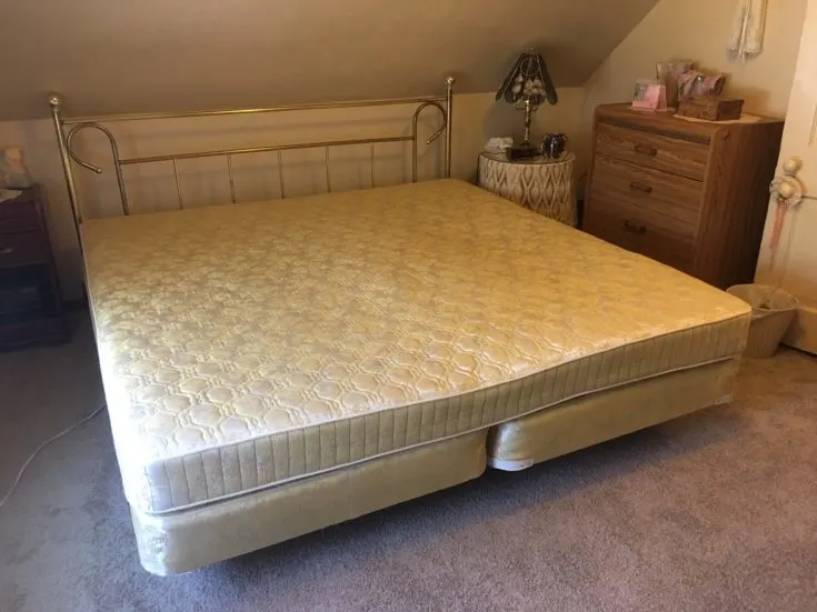 Old Vintage King Bed Mattress